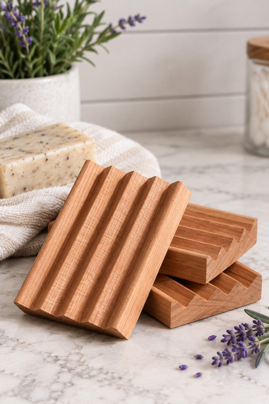 Alder Wood Soap Dish