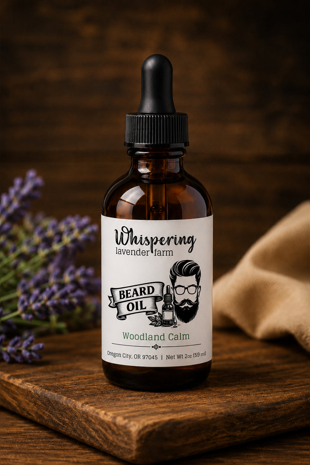 Beard Oil: Woodland Calm 2oz