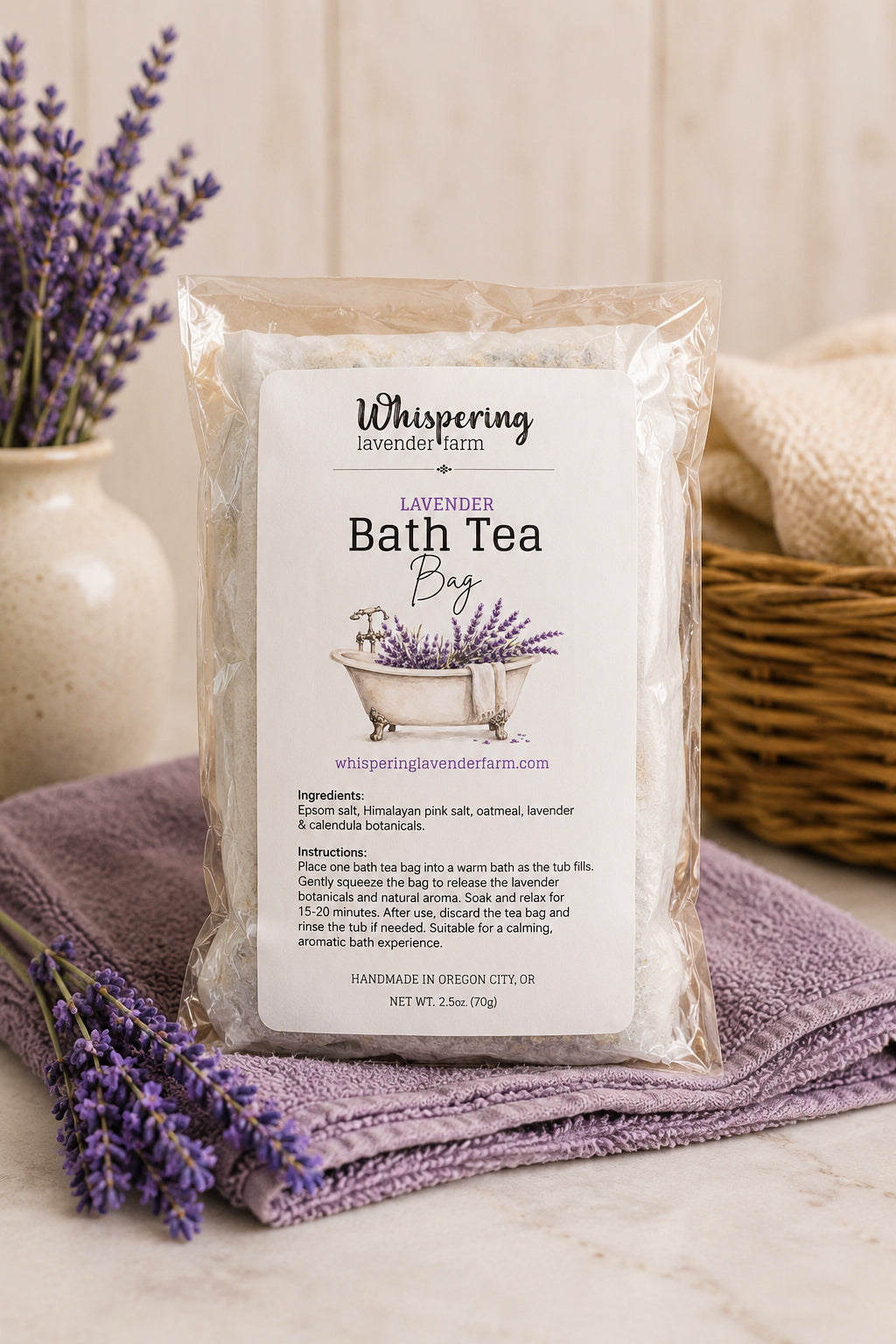 Bath Tea Bags: Lavender