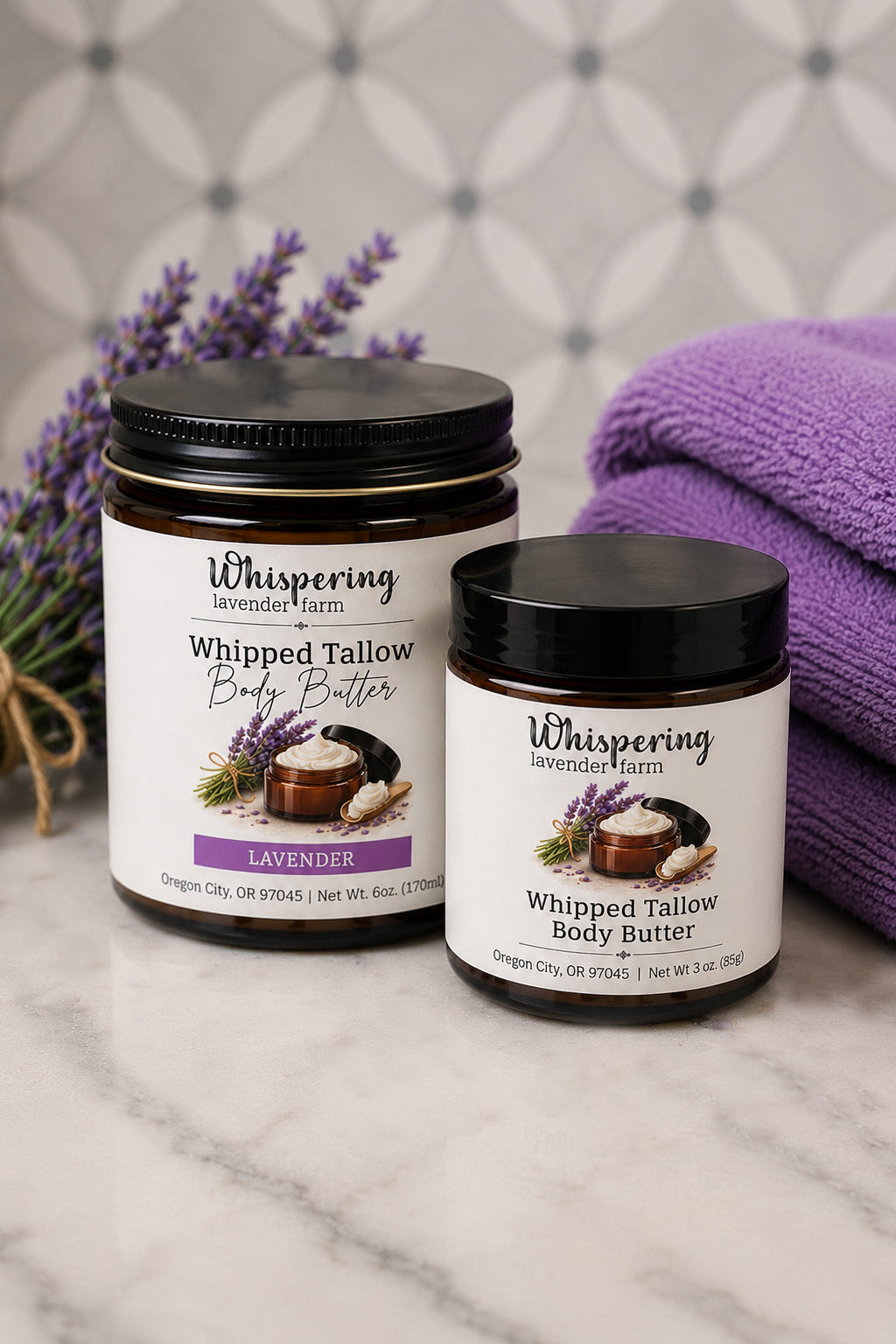 Whipped Tallow Body Butter: Lavender