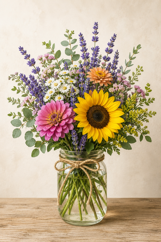 Mason Jar Arrangement